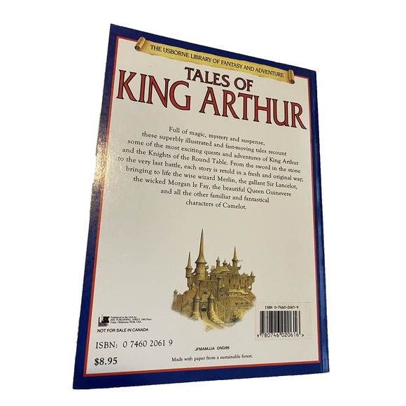 Usborne Books Set of 3 -Sword Quest -Tales of King Arthur -Wallop & Whizz & Fizz - Picture 9 of 9